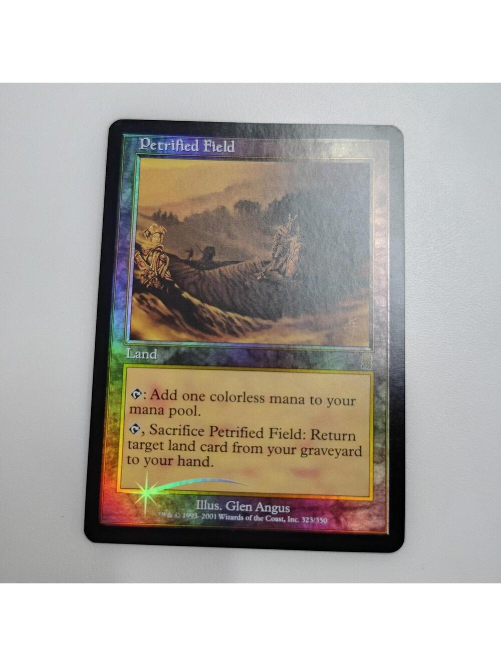 Petrified Field Magic the Gathering Card single Foil